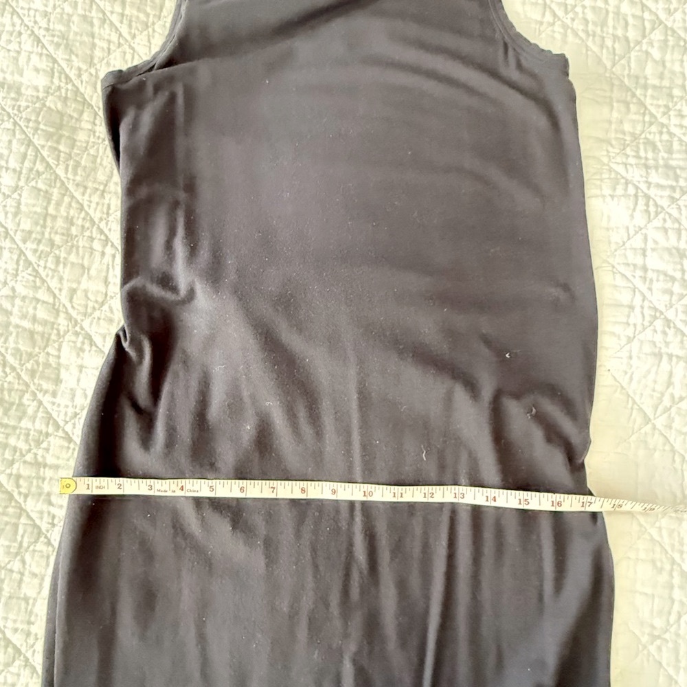 Theory Gray Sleeveless Sheath Maxi Dress - Picture 8 of 8